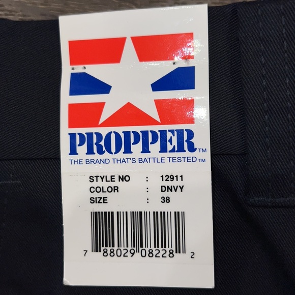 Men’s Tactical Pants, dark navy, waist 38 - Picture 3 of 9